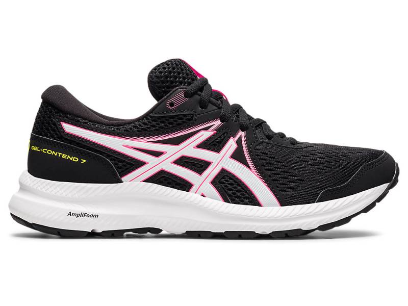 Sapatilhas Running Asics GEL-CONTEND 7 Mulher Pretas, 8327A466.224